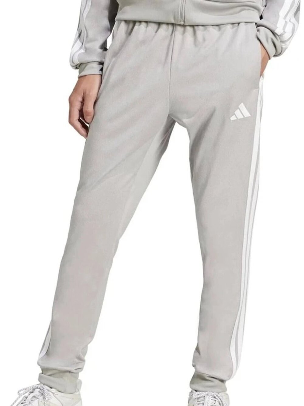 Share Adidas Mens Tricot Melange Track Pants, Medium Grey Heather, 2XL NWT